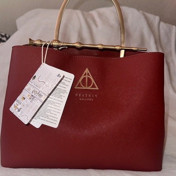 NWT Loungefly Harry Potter Deathly Hallows Bag - Picture 4 of 14